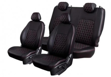 Чехлы в салон автомобиля ГАЗ Газель (GAZ Gazelle) 1+2 на передние сидения, модел. . фото 11