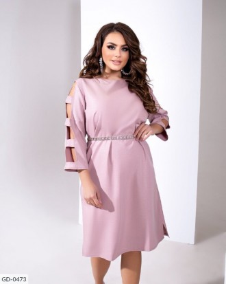 Платье GD-0493
Арт.: GD-0493
Ткань: креп костюмка Цвет: чёрный, розовый и фрез с. . фото 2