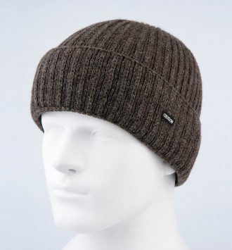 Модель: Zima Frost
Описание модели: Классическая шапка крупной вязки для холодно. . фото 2