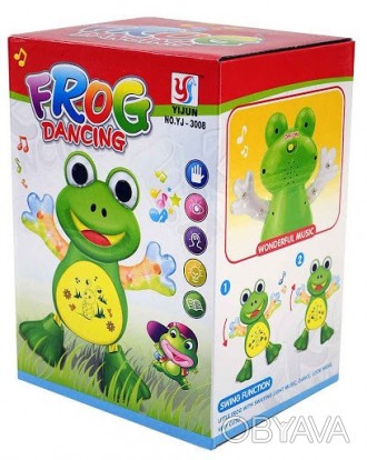Игрушечная музыкальная жабка YJ-3008
Детская музыкальная игрушка Лягушка будет р. . фото 1