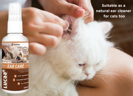 LUCAA+ Pets Ear Care
Природний спрей для підтримки здоров’я слухових прох. . фото 6