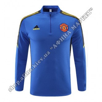 Купить футбольный костюм для мальчика Манчестер Юнайтед Adidas 2021-2022 Blue в . . фото 5