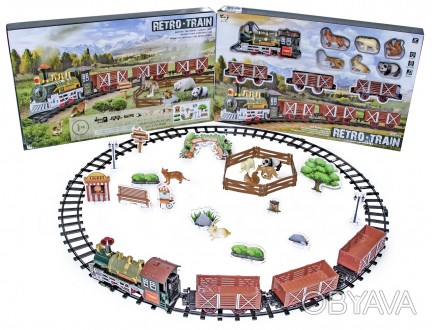 Детская железная дорога "Retro Train" 
Это игрушка, которая должна быть у каждог. . фото 1