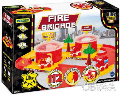 Детский игровой набор пожарная — это тематический набор из серии Kid Cars 3D.
Вс. . фото 1