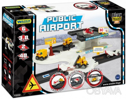 Игровой набор Play Tracks City — аэропорт — это отличный подарок для вашего малы. . фото 1