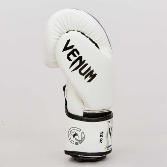 Перчатки боксерские Венум:
Материал: искусственная кожа (FLEX)
Цвет: Белый с ч. . фото 4