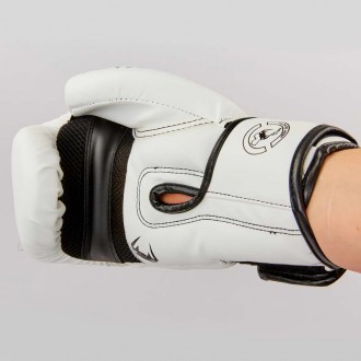Перчатки боксерские Венум:
Материал: искусственная кожа (FLEX)
Цвет: Белый с ч. . фото 6