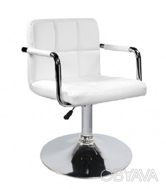 Мягкое кресло квадратное сиденье, материал кожзам, цвет черный, регулируется по . . фото 1