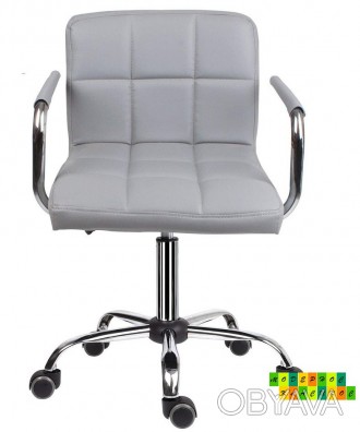 
Кресло мягкое, сиденье, материал экокожа, цвет серый, регулируется по высоте, ф. . фото 1