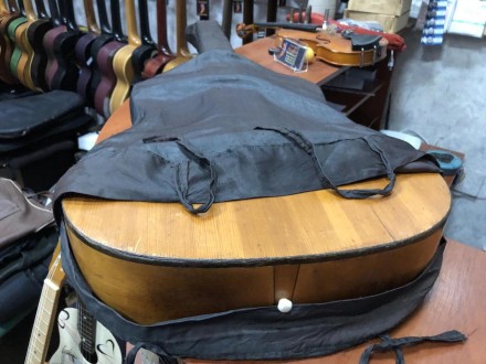 
	Длина Чехла 105 см,
	ширина по деке 42 см
Чехол для Классической гитары, Ткане. . фото 4