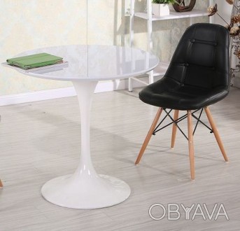 Круглий стіл Тюльпан 80см 60см білий стол тюльпан