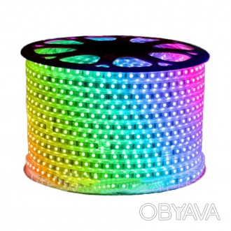 Гирлянда-лента Rope-Lights SMD5050-RGB наружная, 100м Разноцветная
 
Гирлянда ле. . фото 1