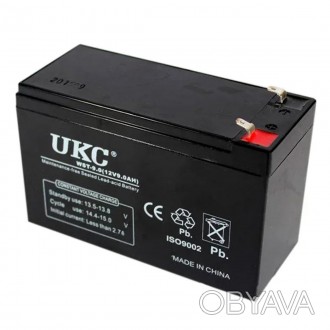 Ukc 12V 9А ― это герметичный кислотно-свинцовый аккумулятор с гелеобразным элект. . фото 1