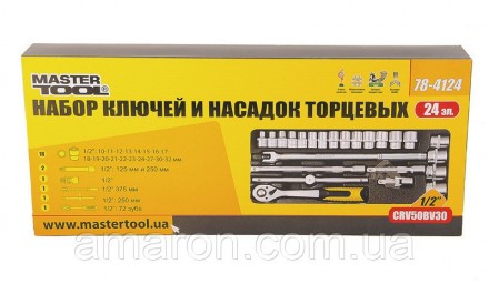 Профессиональный набор инструментов Mastertool 78-4124 предназначен для использо. . фото 3