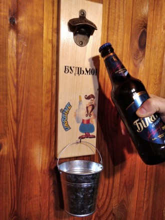 Открывалка для бутылок на стену отлично подойдет для больших компаний, которые л. . фото 6