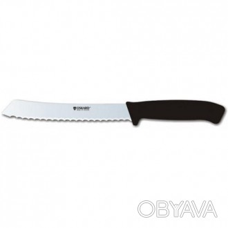Нож кухонный Oskard NK042Z L175mm зубчатый черная ручка