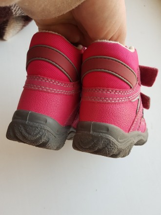 Детские зимние ботинки, 20 размер. По стельке 12.5 см.
Верх - комбинация замши . . фото 4