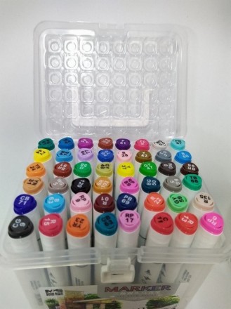 Набір скетч маркерів M&S 48шт в пластиковому футлярі 2589-48
 
В білому корпусі . . фото 2