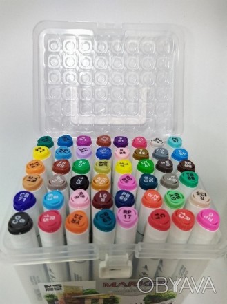 Набір скетч маркерів M&S 48шт в пластиковому футлярі 2589-48
 
В білому корпусі . . фото 1