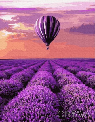 Картина по номерам Воздушный шар в Провансе, 40x50см, cложность 3, УкраинаНабор . . фото 1