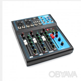 Многофункциональный аудио микшер Yamaha MG-04BT имеет четыре канала. Вы сможете . . фото 1