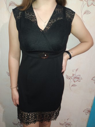 Продам платье женское черного цвета.
Размер L (46).
Длина на рост 164 чуть выш. . фото 6
