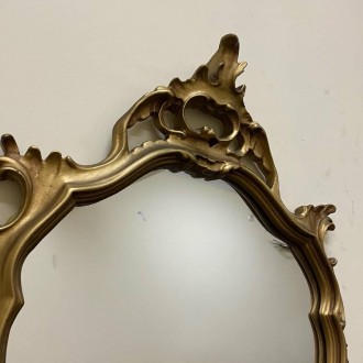 Старинное зеркало в стиле барокко. Золотая рама. Винтаж из Европы. 
В наличии в. . фото 5