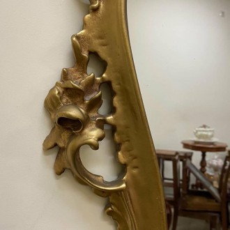 Старинное зеркало в стиле барокко. Золотая рама. Винтаж из Европы. 
В наличии в. . фото 6