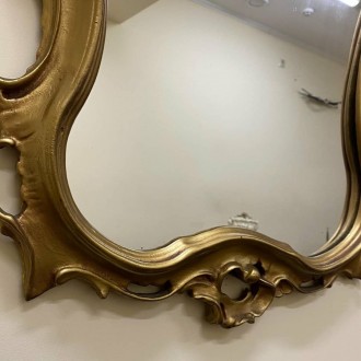 Старинное зеркало в стиле барокко. Золотая рама. Винтаж из Европы. 
В наличии в. . фото 3