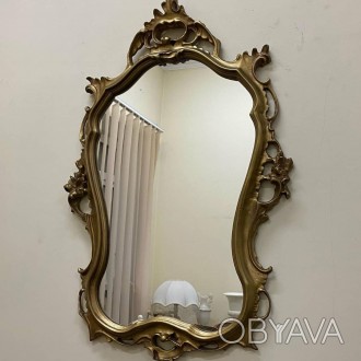 Старинное зеркало в стиле барокко. Золотая рама. Винтаж из Европы. 
В наличии в. . фото 1