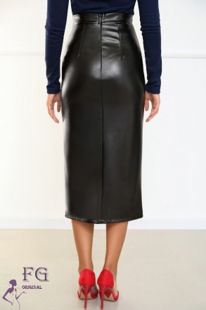 
Длинная юбка-карандаш с разрезом "Cosmo"
Интернет-магазин модной одежды оптом о. . фото 3