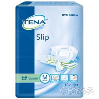 Подгузники Tena Slip Super c новой технологией FeelDry Advanced обеспечивают тро. . фото 1