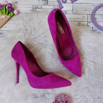 Туфли Comer розовые фуксия на шпильке
в идеальном состоянии
Размер 38,по стельке. . фото 3