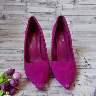 Туфли Comer розовые фуксия на шпильке
в идеальном состоянии
Размер 38,по стельке. . фото 6