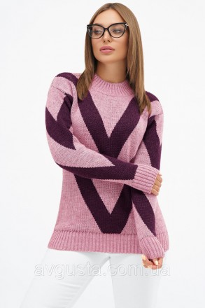 Вязаный женский свитер.
Размер универсальный 42-46.
Состав - 50% шерсть 50% акри. . фото 3