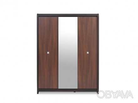 Шкаф платяной SZF3D ЛоренС зеркалом, трехдверный.Элемент модульной системы Лорен. . фото 1