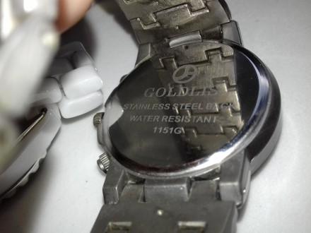 Годинник EDOX (з позолотой), Швейцарія легке б.в, дуже мілкі потертості на реміш. . фото 9
