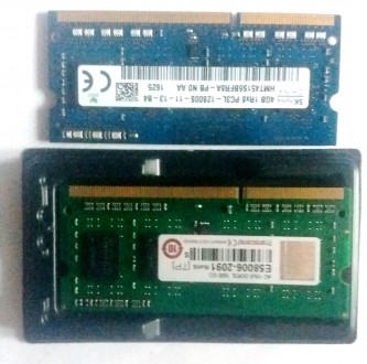 В связи с апгрейдом памяти ноутбука продам планку памяти на 4Гб SODIMM DDR3L 160. . фото 2