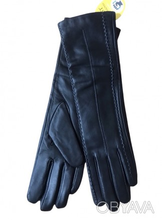 Женские кожаные сенсорные перчатки удлинение маленькие