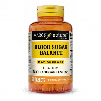 Баланс сахара в крови, Blood Sugar Balance, Mason Natural, 30 таблеток. Киев. фото 1 Баланс сахара в крови, Blood Sugar Balance, Mason Natural, 30 таблеток. Киев. фото 1