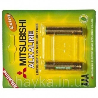 Батарейка щелочная MITSUBISHI 1.5V AAA/LR03 - обеспечивает питание устройств со . . фото 6