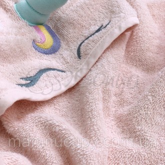 Полотенце-уголок Единорог розовый ТМ «Маленькая Соня»
Мягкое махровое полотенце-. . фото 6