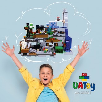 UAToy "Шахта в горном биоме" серия Крафтеры 760 деталей. Львов. фото 1 UAToy "Шахта в горном биоме" серия Крафтеры 760 деталей. Львов. фото 1