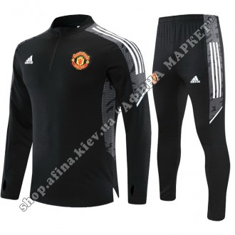 Детский футбольный костюм Манчестер Юнайтед Adidas 2022 Black 145-155 см 163266. Киев. фото 1 Детский футбольный костюм Манчестер Юнайтед Adidas 2022 Black 145-155 см 163266. Киев. фото 1