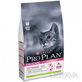 Сухой корм Pro Plan Cat Delicate для взрослых кошек с чувствительным пищеварение. . фото 1