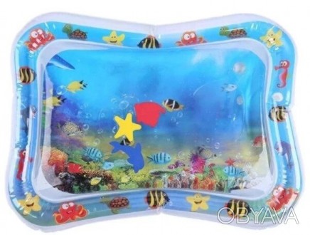 Надувной игровой развивающий детский коврик AIR PRO inflatable water play mat Во. . фото 1
