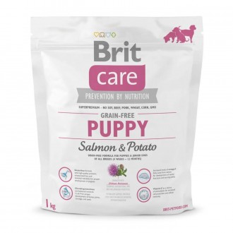 Brit Care GF Puppy Salmon & Potato 1 kg (д/щенков). Киев. фото 1 Brit Care GF Puppy Salmon & Potato 1 kg (д/щенков). Киев. фото 1