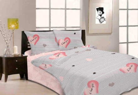 Постельное белье семейное ранфорс (18685) TM KRISPOL Украина. Харьков. фото 1