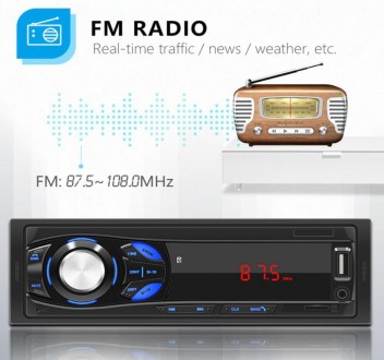 Автомагнитола с bluetooth, FM радио, USB, microSD. Киев. фото 1 Автомагнитола с bluetooth, FM радио, USB, microSD. Киев. фото 1