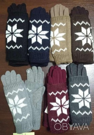 Женские теплые зимние перчатки. Производство Китай.
Очень теплые и мягкие, Благо. . фото 1